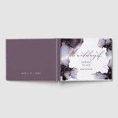Abstract proefboek Amethyst Geode Guest Gastenboek (Volledig)