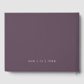 Abstract proefboek Amethyst Geode Guest Gastenboek (Achterkant)