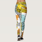 Abstract proefmodel leggings (Achterkant)