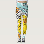 Abstract proefmodel leggings<br><div class="desc">Het ontwerp van kleuren en dierlijk printpatroon.</div>