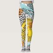 Abstract proefmodel leggings (Voorkant)