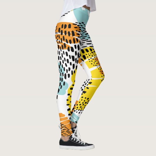 Abstract proefmodel leggings (Rechts)