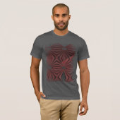 Abstract proefontwerp t-shirt (Voorkant volledig)