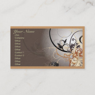 Abstract professioneel Visitekaartje met twee zijd