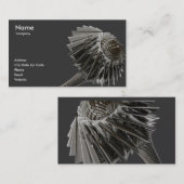 Abstract professioneel visitekaartsjabloon visitekaartje (Voorkant / Achterkant)