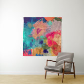abstract psychedelic fractal background from blurr wandkleed (In Situ (horizontaal))