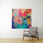 abstract psychedelic fractal background from blurr wandkleed (In situ)