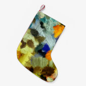 abstract psychedelic grunge background graphic sty kleine kerstsok (Voorkant (Hangend))