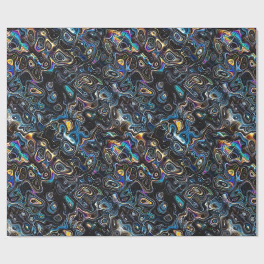 Abstract Psychedelic Pattern Cadeaupapier (Vlak)