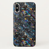 Abstract Psychedelic Pattern Case-Mate iPhone Case (Achterkant)