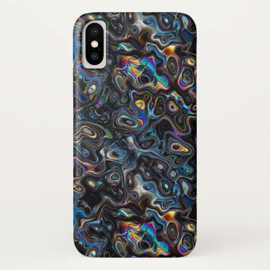 Abstract Psychedelic Pattern Case-Mate iPhone Case (Achterkant)