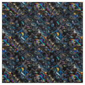 Abstract Psychedelic Pattern Stof (Swatch)
