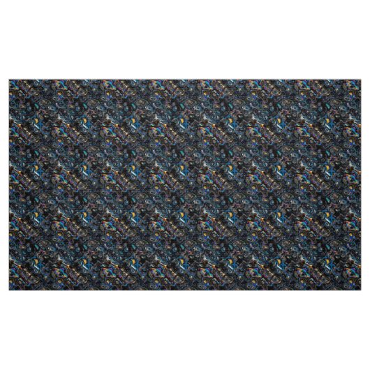 Abstract Psychedelic Pattern Stof (Fat Quarter)