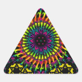 Abstract / Psychedelic Spiral Vortex Sticker (Voorkant)