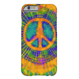 Abstract Psychedelic Stropdas-Dye Peace Sign iPhone 11 Hoesje