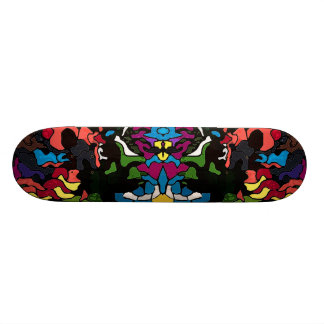 Abstract psychedelisch ontwerp van Medusa Persoonlijk Skateboard