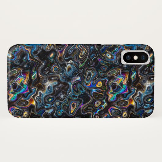 Abstract psychedelisch patroon Case-Mate iPhone case (Achterkant (horizontaal))