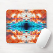 Abstract psychedelisch patroon muismat (Met muis)