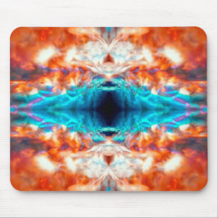 Abstract psychedelisch patroon muismat