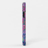 Abstract psychedelische regenboogkleuren bloementu Case-Mate iPhone case (Achterkant/rechts)