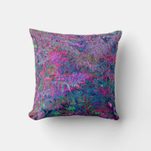 Abstract psychedelische regenboogkleuren gebladert