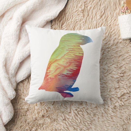 Abstract Puffin silhouette Kussen (Deken)