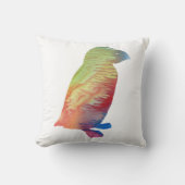 Abstract Puffin silhouette Kussen (Voorkant)