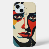 Abstract Punk portret Case-Mate iPhone Case (Achterkant)