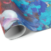 Abstract punt uitstrijkstreep acryl en waterc cadeaupapier (Rol Hoek)