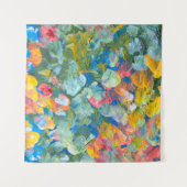 Abstract punt uitstrijkstreep acryl en waterc wandkleed (Voorkant (horizontaal))