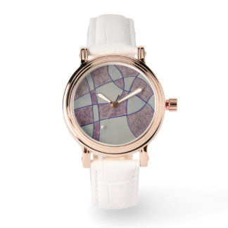 Abstract Purple eWatch Watch Horloge