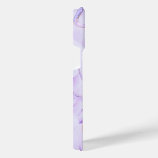 Abstract Purple Fluid Pattern iPhone 14 Pro Max Co Hoesje (Rechterkant)