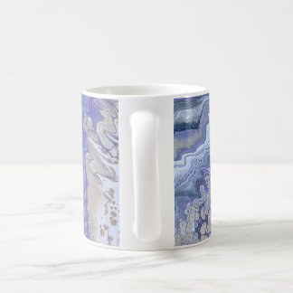 Abstract Purple & Gold Mineral Veins Koffiemok