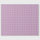 Abstract Purple Orchid Flower Design Pattern Art Cadeaupapier (Vlak)