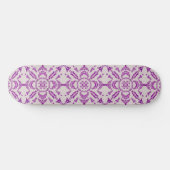 Abstract Purple Orchid Flower Design Pattern Art Persoonlijk Skateboard (Horizontaal)