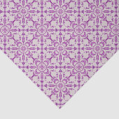 Abstract Purple Orchid Flower Design Pattern Art Tissuepapier (Detail)