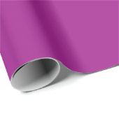 Abstract purple Solid Plain Color Cadeaupapier (Rol Hoek)