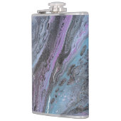 Abstract Purple & Teal Flow Heupfles (Links)