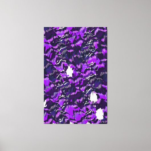 Abstract Quantum Landschapsontwerp  Canvas Afdruk (Voorkant)