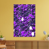 Abstract Quantum Landschapsontwerp Canvas Afdruk (Insitu (Woonkamer))