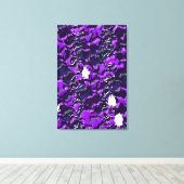 Abstract Quantum Landschapsontwerp Canvas Afdruk (Insitu (Houten vloer))