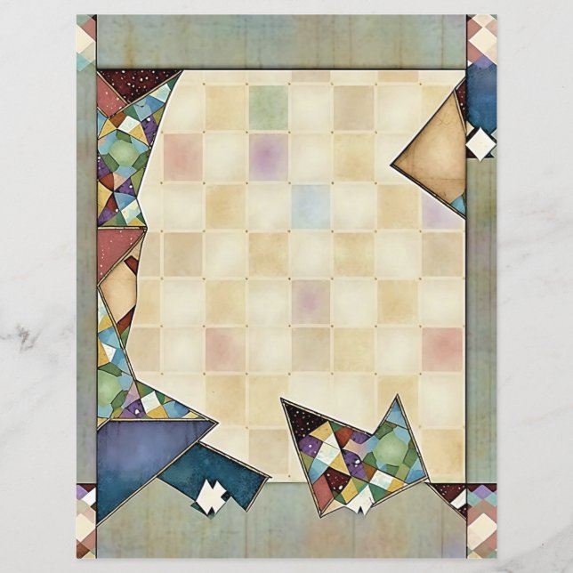 Abstract quilt-scrapbook (Voorkant)