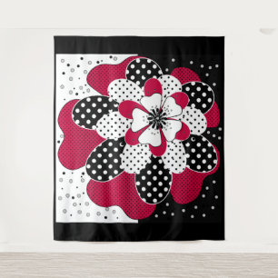 Abstract quilten patchwork patches wandkleed