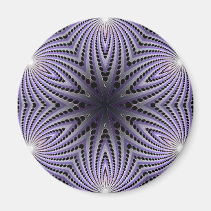 Abstract radiaal ontwerp: magneet