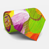 Abstract radiaal pastel patroon #3 stropdas (Opgerold)