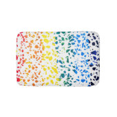Abstract Rainboogpatroon van Terrazzo Mosaic Badmat (Voorkant)