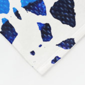 Abstract Rainboogpatroon van Terrazzo Mosaic Fleece Deken (Hoek)