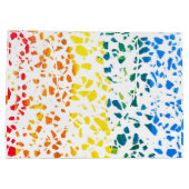 Abstract Rainboogpatroon van Terrazzo Mosaic Groot Cadeauzakje (Achterkant)