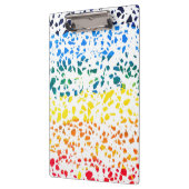 Abstract Rainboogpatroon van Terrazzo Mosaic Klembord (Links)