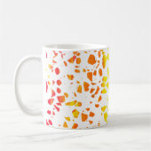 Abstract Rainboogpatroon van Terrazzo Mosaic Koffiemok (Links)